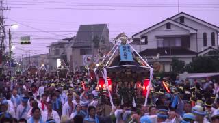 平成２５年  浜降祭　神明大神宮  と  本社宮  茅ヶ崎海岸 ドッコイ。