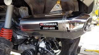 2016 can am 850 With the Yoshimura Sound Bite