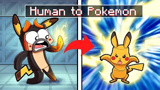 From HUMAN to POKEMON Transformation! (Minecraft)