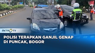 Rekayasa Lalu Lintas Puncak, Ganjil Genap Diberlakukan Hari Ini