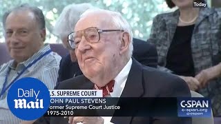 Retired Justice Stevens opposes Kavanaugh for Supreme Court