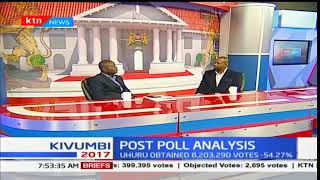 President elect Uhuru Kenyatta surpasses the 50 + 1 threshold as Raila Odinga trails by 44%