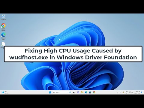 Fixing High CPU Usage Caused by wudfhost.exe in Windows Driver Foundation