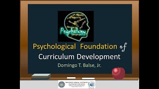 Psychological Foundations of Curriculum Development