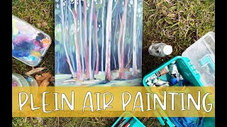 Art Vlog - Plein Air Attempt - and fail! Oil painting outside