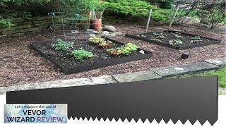 VEVOR Steel Landscape Edging 40 x 8 Inch，Steel Edging 4pcs，Steel Garden Edging Review