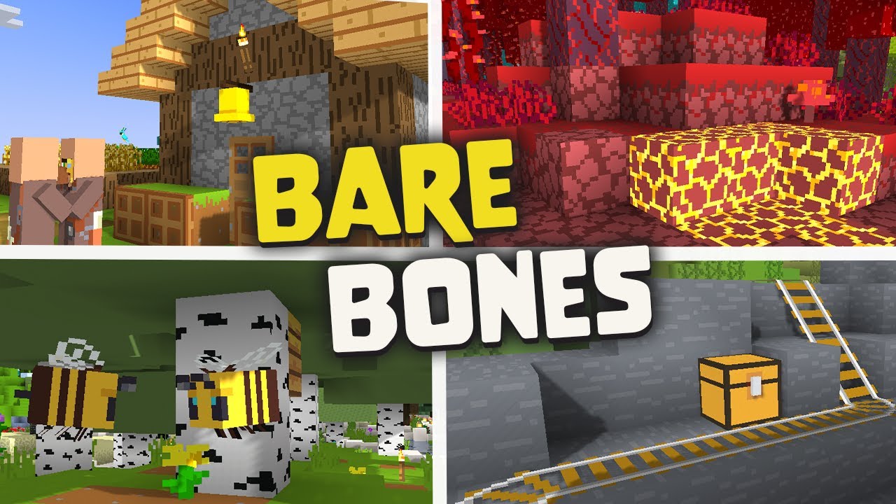 Bare bones fresh. Bare Bones texture Pack. Текстур пак bare Bones. Майнкрафт bare Bones. Майнкрафт фон bare Bones.