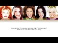 spice girls love thing color coded lyrics