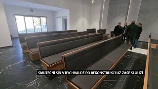 Smuteční síň v Rychvaldě po nutné rekonstrukci už zase slouží svému účelu (23.02.2022)