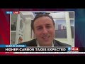 Higher carbon taxes expected