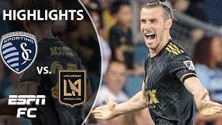 Gareth Bale scores in LAFC’s 2-0 win vs. Sporting KC | MLS Highlights | ESPN FC