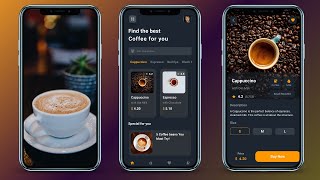 Coffee App Ui Design In Flutter Flutter Ui Design Tutorial Dear ...