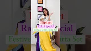 Festive wear Kurta Set Haul l Rakhi Outfit Ideas #flipkart #rakhi #shorts #trending #festival #haul