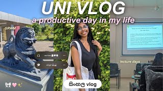 ගෙදර ඉඳන් uni ගියපු දවසක් 💌🍃🖇 Wayamba University of Sri Lanka 🌸🤍 #study #studyvlog #aesthetic #vlog