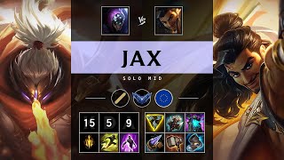 Jax Mid vs Akshan: Triple Kill, Legendary - EUW Diamond Patch 25.S1.2