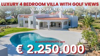 AlgarveProperty.com - Charming 4 bedroom villa facing the prestigious Old Course in Vilamoura