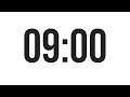 9 MINUTE TIMER - COUNTDOWN TIMER (MINIMAL)