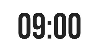 9 MINUTE TIMER - COUNTDOWN TIMER (MINIMAL)