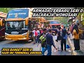 MANTAP !!! bus terbaru handoyo SR3 karoseri laksana di serbu penumpang di terminal akap grogol