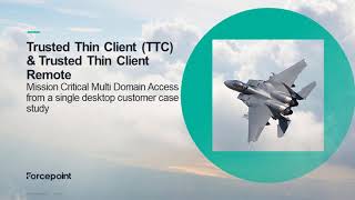 TTC Use Case Operations Center Modernization | Forcepoint