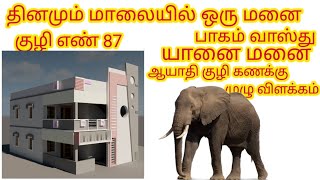 குழி எண் 87 | தினமும் மாலையில் ஒரு மனை | ஆயாதி குழி கணக்கு | பாகம் வாஸ்து