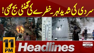 Winter Update | Snowfall News | 11 PM News Headlines | 24 DEC 24 | Pakistan News