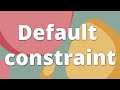 DEFAULT Constraint in SQL | Real-Life Example Explained in Simple Way