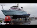 καθέλκυση μεγάλων πλοίων launching large ships