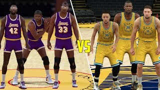 WOULD THE SHOWTIME LAKERS SWEEP THE 2017 GOLDEN STATE WARRIORS? NBA 2K17 GAMEPLAY!