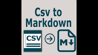 Csv To Markdown