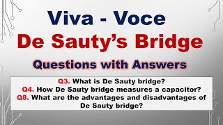 De Sauty Bridge Viva Voce | Practical file link