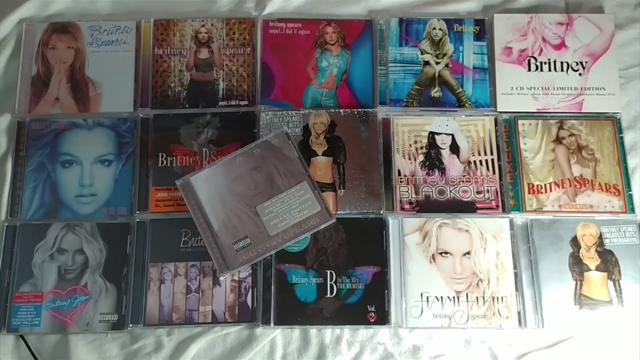 Britney Spears Cds, Mi Colección Completa, Discografía De Britney ...