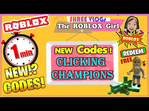 ️ROBLOX ️Clicking Champions️ in ️60 Seconds Codes Just released [Castle Update]New Codes FREE!