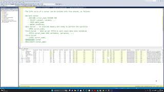 36. SQL SERVER - CURSORS