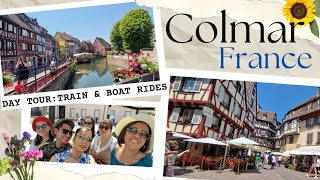 Exploring The Charming Streets of COLMAR, FRANCE (4K) | The Must-See Train and Boat Ride! #colmar