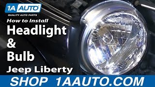 How to Replace Headlight Assembly 02-04 Jeep Liberty