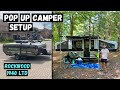 Pop Up Camper SETUP (10 Steps- On Campsite)