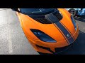 orange 2017 lotus evora 400 supercharged v6 british sports car