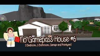 Roblox Bloxburg No Gamepass Modern House 25k