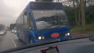 Network Harlow Bus Driver Has no Consideration KE54 OSV. BAD DRIVER AND DANGEROUS