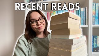 RECENT READS | talking about the 16 books I’ve read recently 📚