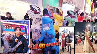 Live 20241031 Halloween🎃Day#할로윈🎃데이 HongDae#홍대 Street#거리 SnowHorse#눈말