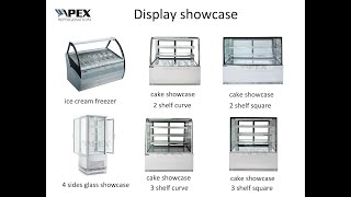 Cake showcase/display cooler/pastry cooler