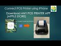 Connect POS Printer Using iPhone POS-Print app (Bluetooth)Fast tutorial