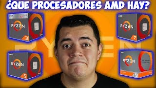 ¿Que procesadores de AMD de última generación hay en el Mercado?