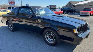 Test Drive 1987 Buick Grand National Turbocharged $20,900 Maple Motors #2746