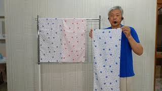 ガーゼ手拭いの説明です徳島呉服寝具洋服タオルギフト山善