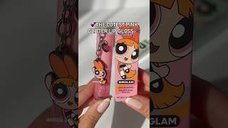 Sheglam power puff girls pink glitter lipgloss #sheglam #shein #pinklipstick #glitter #glitterlips