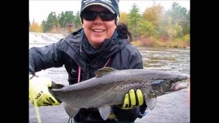 Tenkara Canada - Rivière Saranac River (ouananiche/landlock salmon)