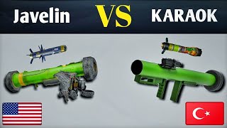 American Javelin VS Turkish KARAOK Anti Tank Missile System